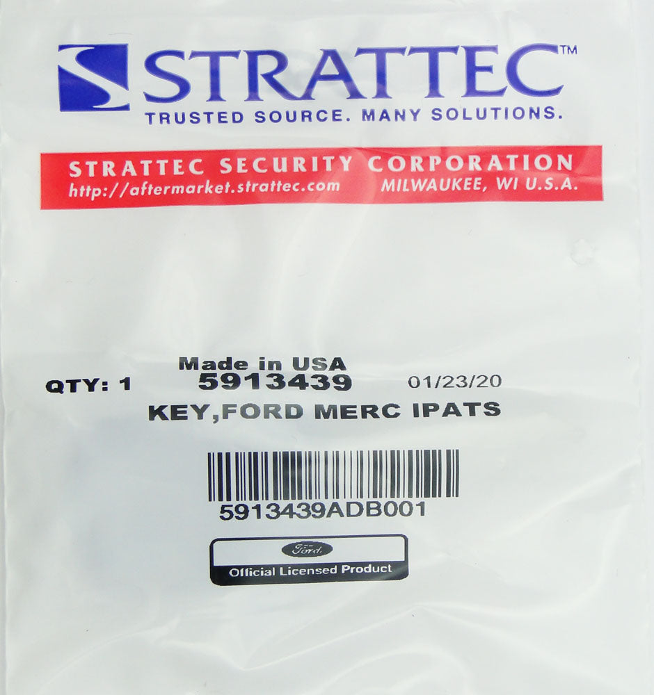 2006 Mercury Sable transponder key blank