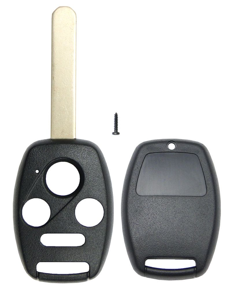 2006-2013 Honda Civic Remote 4 button replacement case with key - Aftermarket
