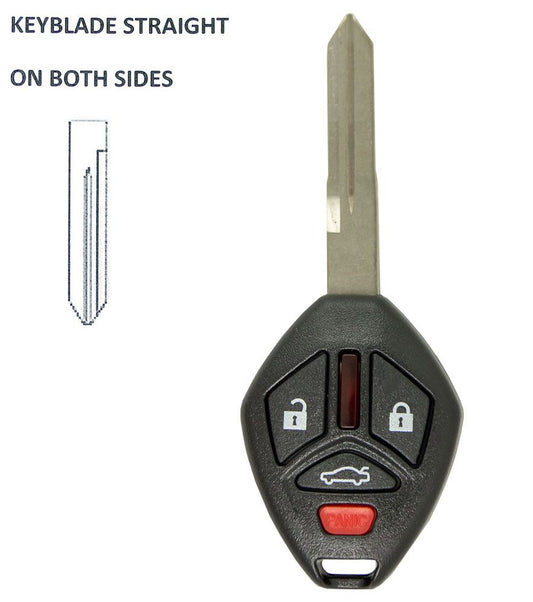 2006 Mitsubishi Eclipse Remote Key Fob (straight blade) - Aftermarket