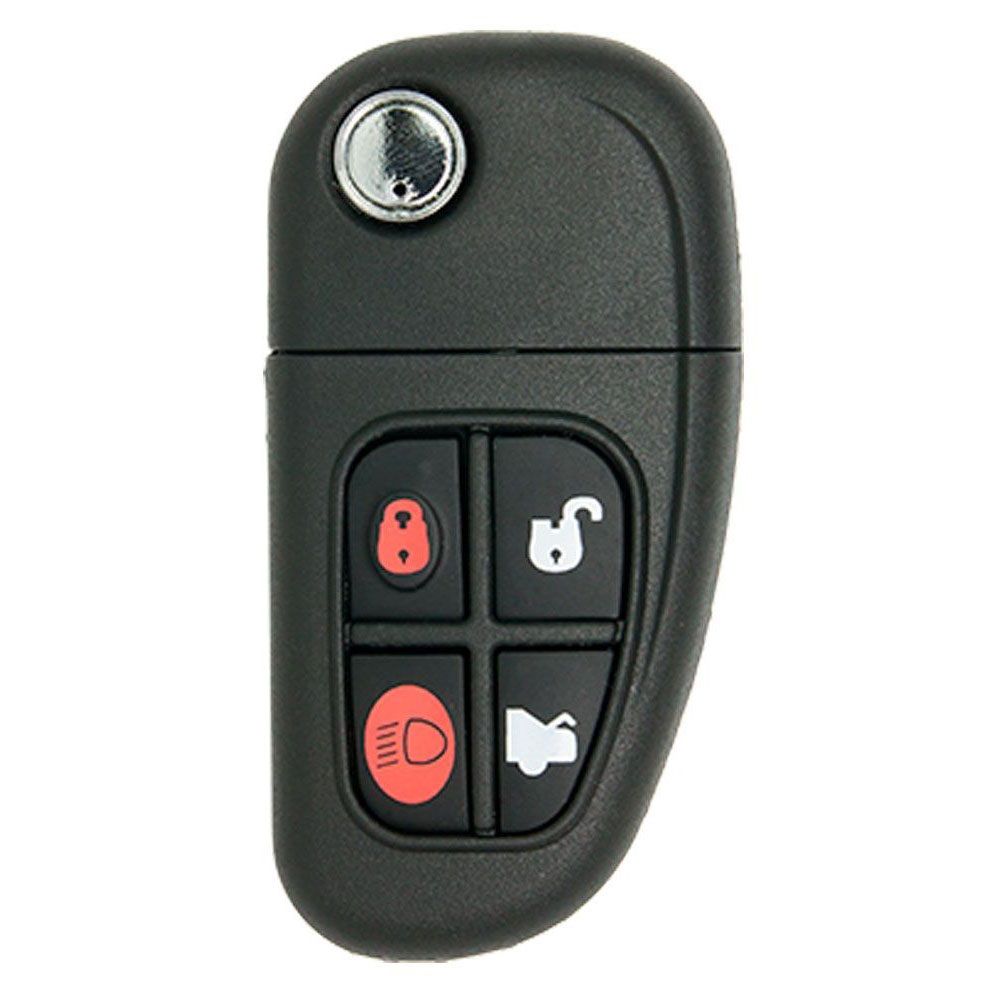 thumbnail image 2 of 2 PC 4-Button Remote Key Fob Case LJE2610-BB Compatible Con Jaguar X308 2 of 13
