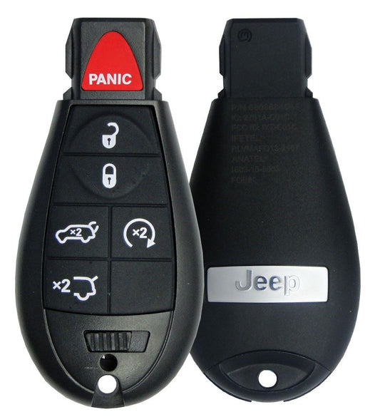 2008 Jeep Grand Cherokee Remote Key Fob - 6 buttons