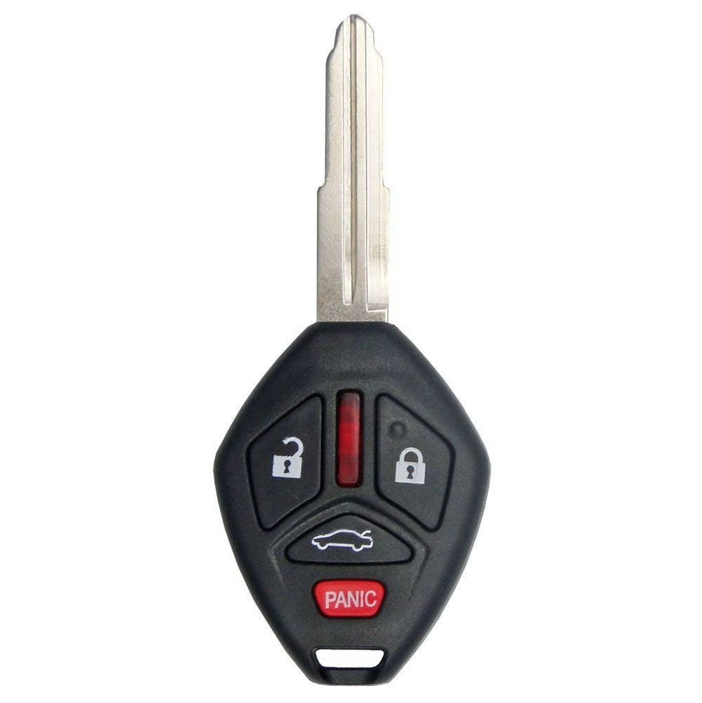 Key Fob Shell Case (2-Pack) – Fits 2009-2011 Mitsubishi Lancer, Outlander, Galant – 4-Button