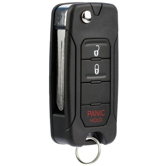 2013 Dodge Avenger Flip Remote Key Fob - Aftermarket