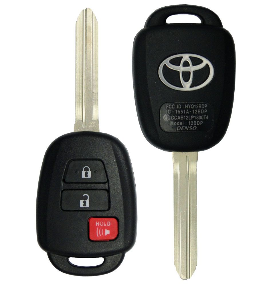 2013 Toyota RAV4 Remote Key Fob - CANADIAN VEHICLES - Refurbished