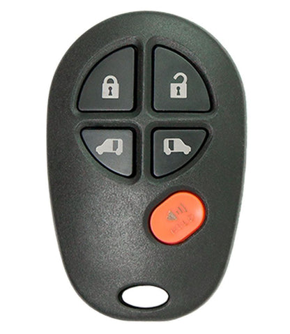 2014 Toyota Sienna LE Remote Key Fob w/ 2 Power Side Doors - Aftermarket