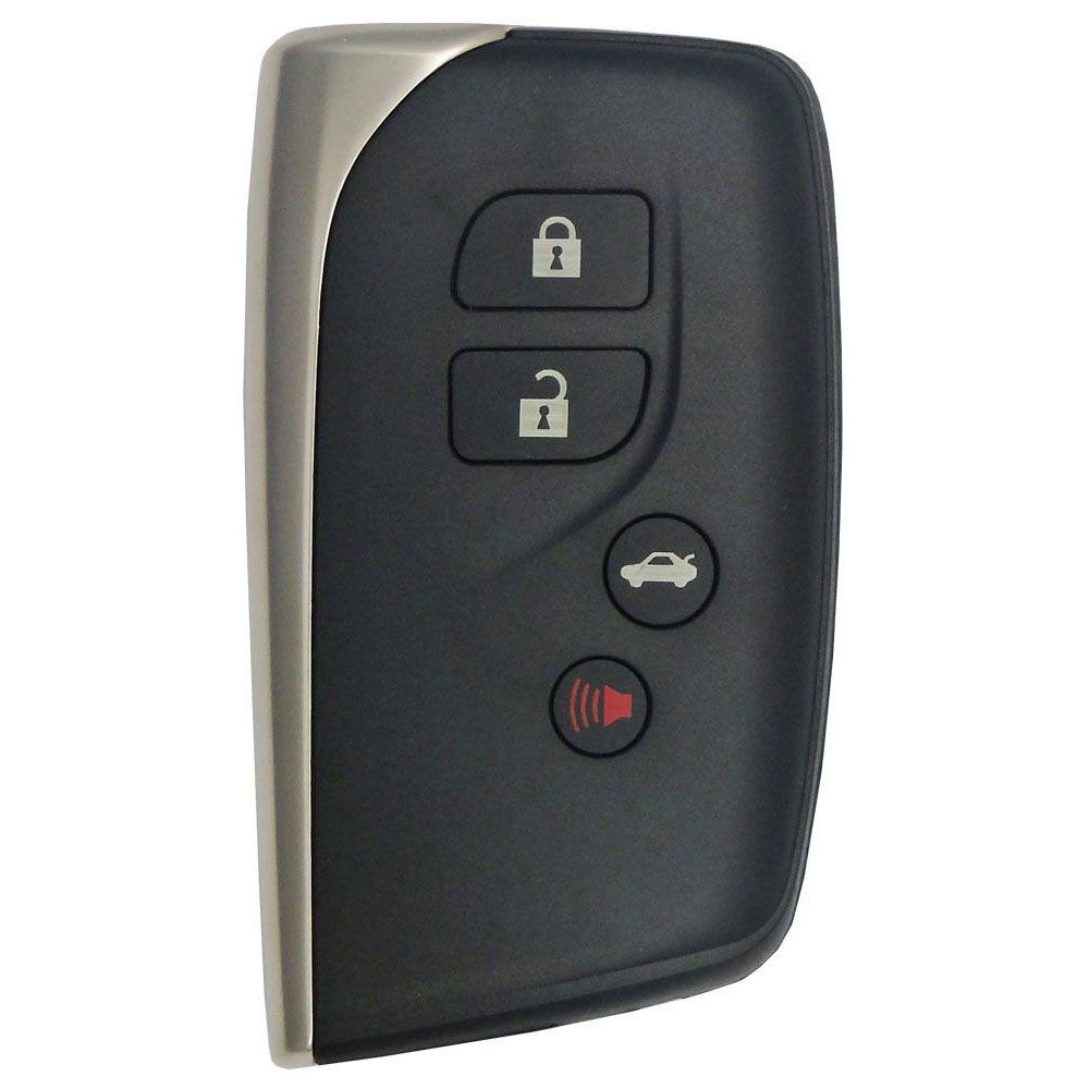 2 Gold Logo Keyless Remote Fob Key Case Shell Replacement For Lexus – Uncut Blade