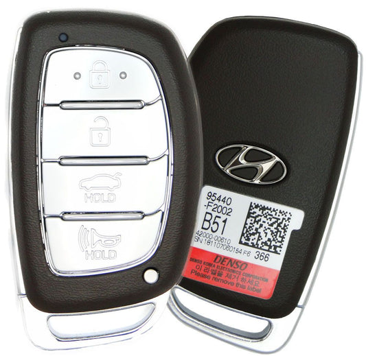 2020 Hyundai Elantra Sedan 4DR Smart Remote Key Fob