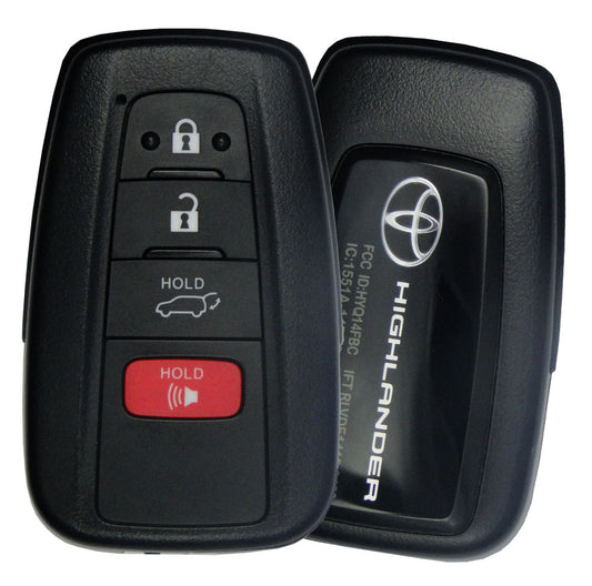 2020 Toyota Highlander Smart Remote Key Fob w/  Power Hatch