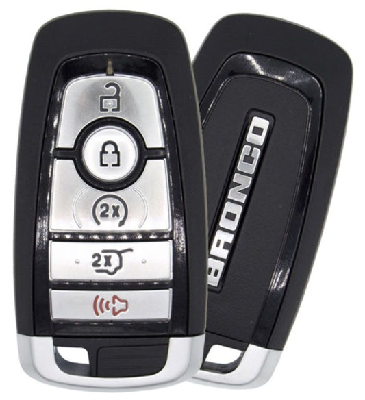 2023 Ford Bronco Smart Remote Key Fob w/ Engine Start & Power Door - Bronco Logo