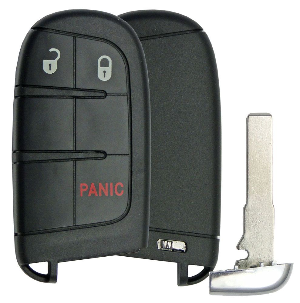 Replacement 3 button Jeep Smart Remote Shell - Aftermarket