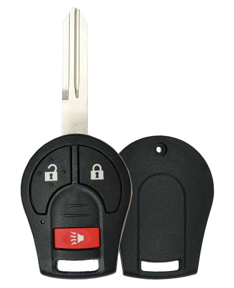 3 button Nissan Head Key Remote Replacement Shell - Aftermarket