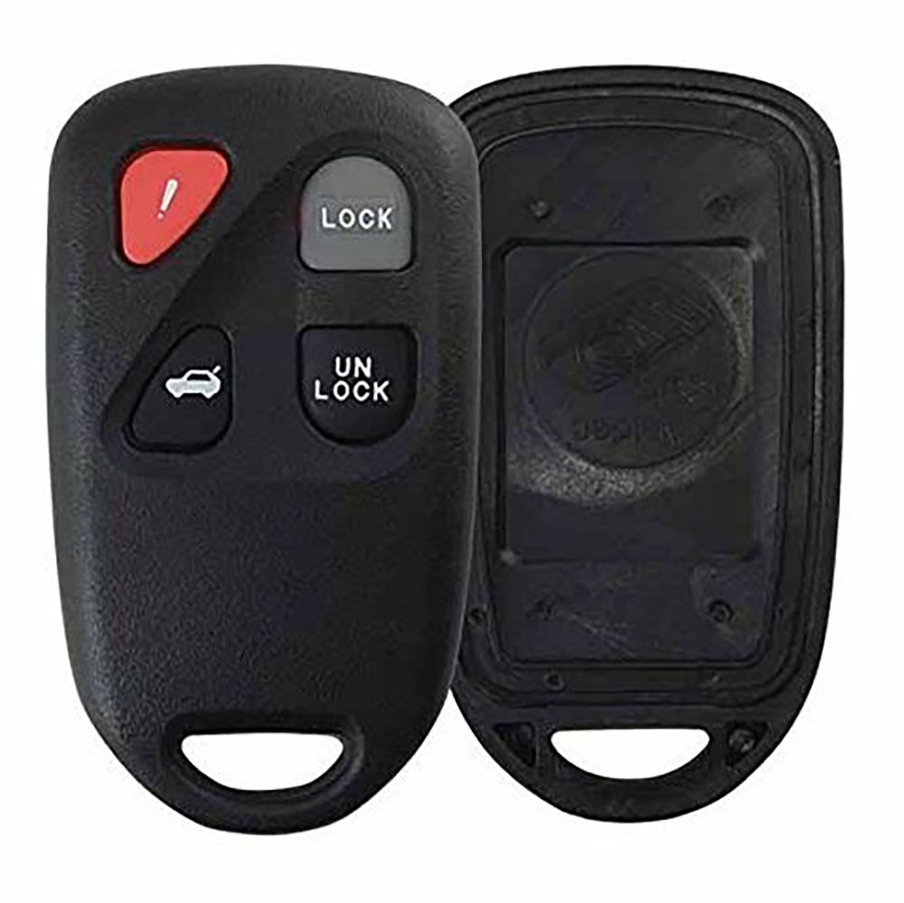 4 button Mazda keyless remote replacement case, shell with buttons - Aftermarket