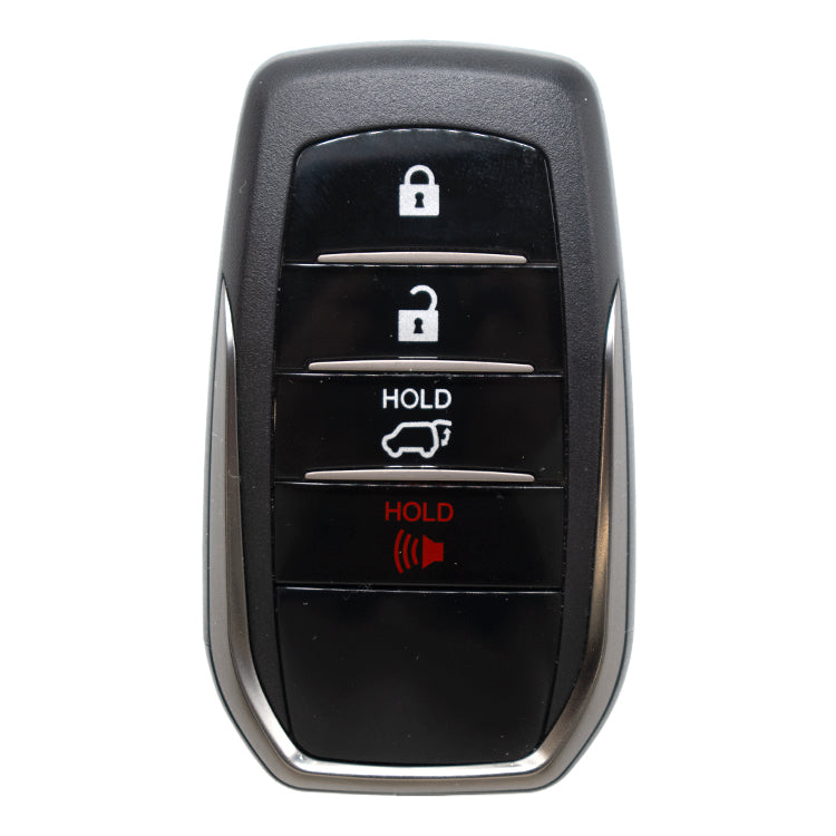 TCKEY HYQ14FBA Key Fob Cover Black/Red – Fits 17-18 Toyota Tacoma, Land Cruiser, Prius, RAV4