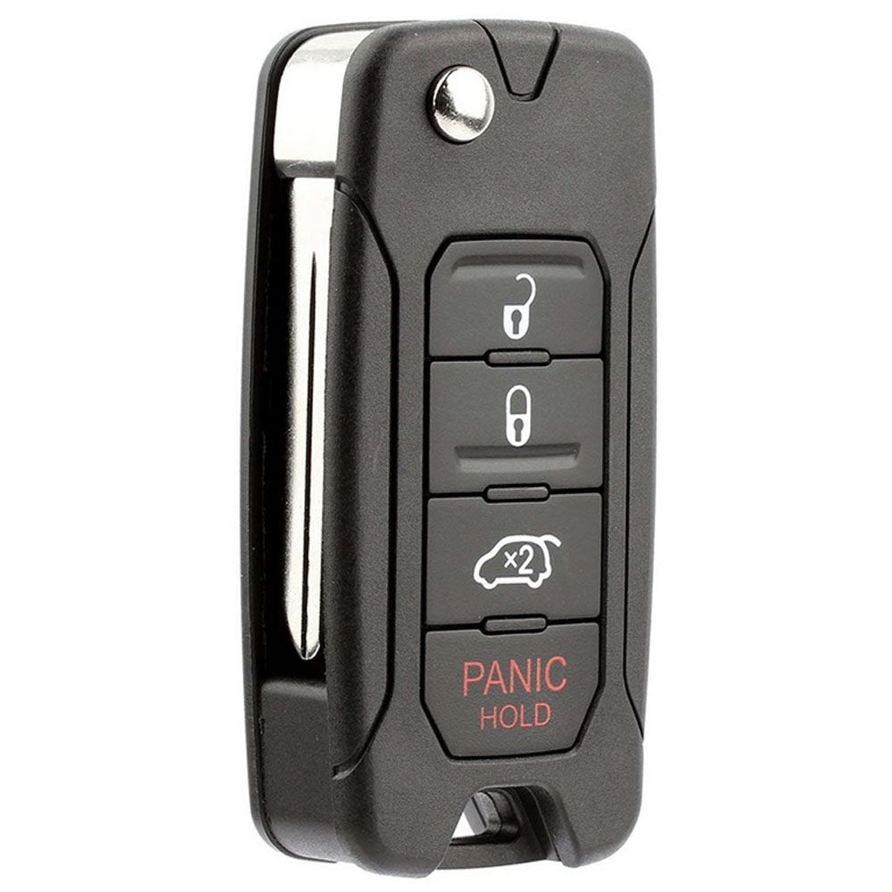Aftermarket Flip Remote for Chrysler, Dodge, Jeep - 4 buttons