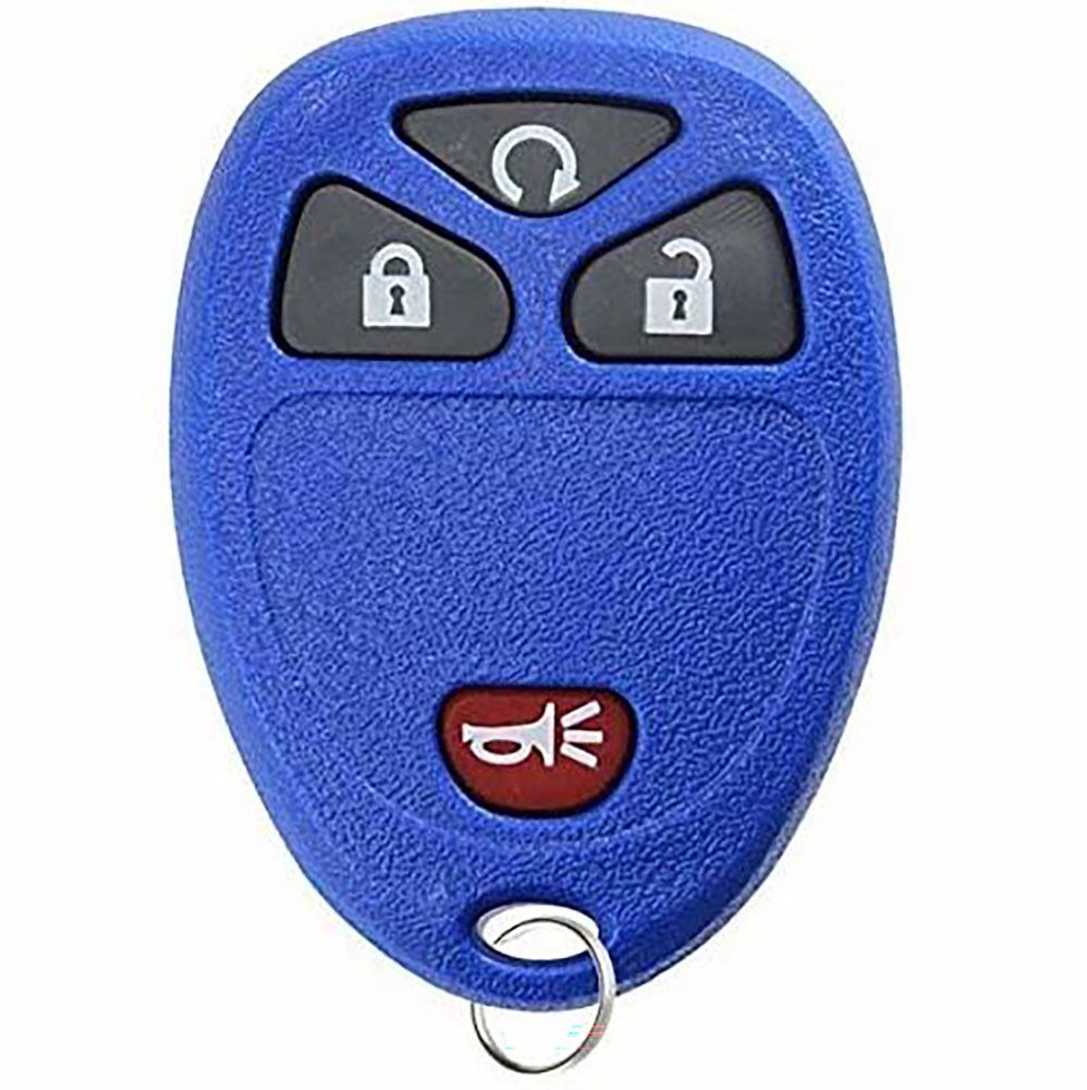 General Motors 4 Button Keyles Entry Remote Blue Aftermarket 15913421