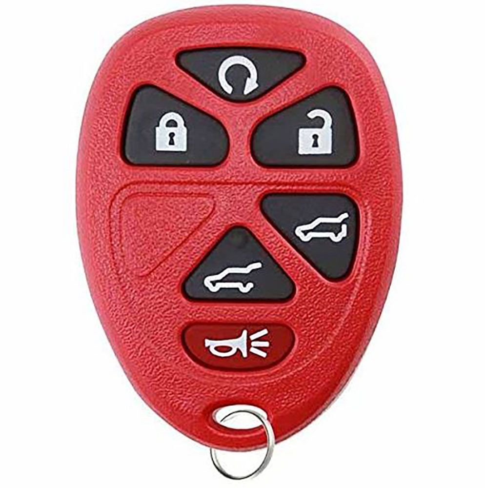 General Motors 6 Button Keyless Entry Remote Red Aftermarket 15913427