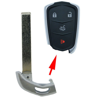 Cadillac Emergency Insert key for smart remotes HU100 - Aftermarket
