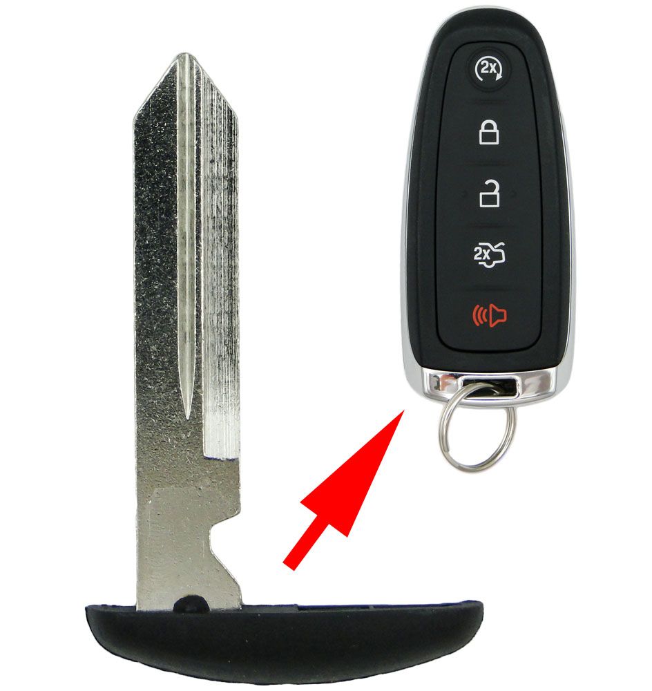 Ford Paddle Remote Emergency Key blade same as 164-R8041 - Aftermarket