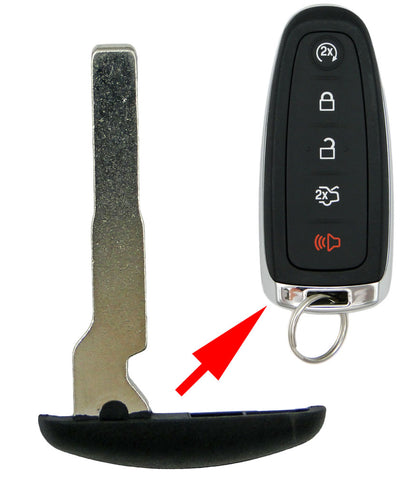 Ford Paddle Smart Remote Emergency Key Blade same as 164-R8022 - Aftermarket
