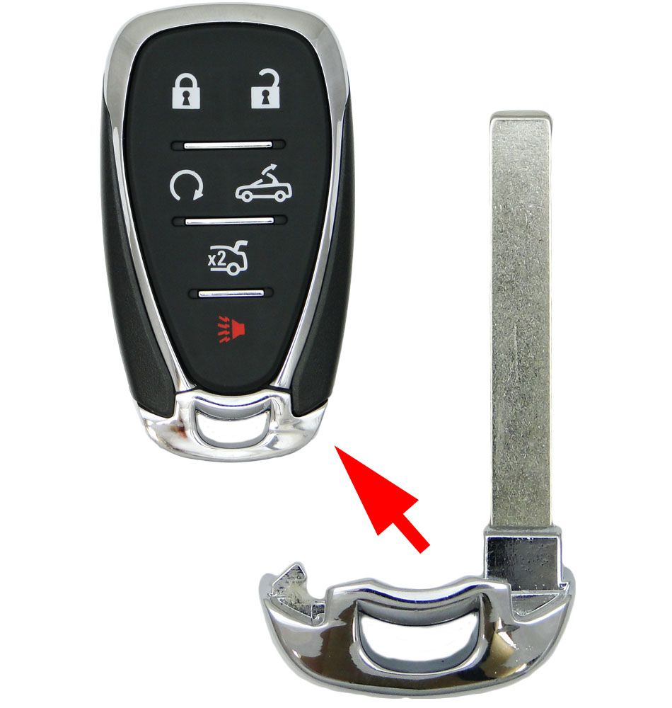 GM Chevrolet Emergency Insert Key PN: 13589533 , 13590048 - Aftermarket