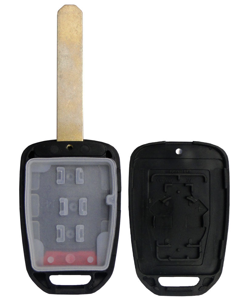 HONDA 4 button Replacement Remote Case with Blank Key - Aftermarket