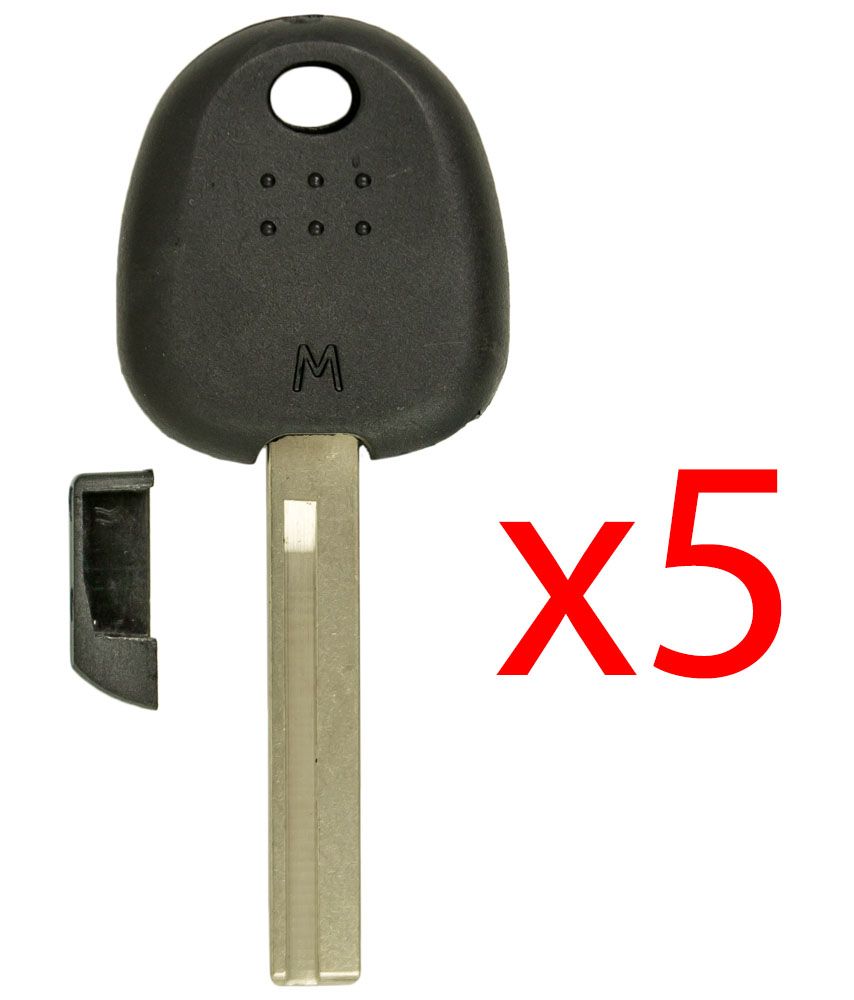 HY18 Transponder Key Shell for Hyundai - 5 PACK Aftermarket