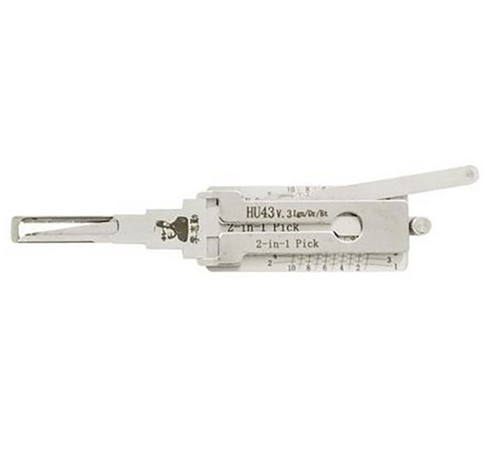 Original LISHI HU43 Pontiac GTO 2-in-1 Pick for Ignition , Door , Trunk