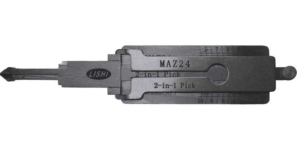Original LISHI MZ24 MAZ24 MZ31 MAZ31 MZ27 MAZ27 MAZDA 2-IN-1 PICK DOOR TRUNK