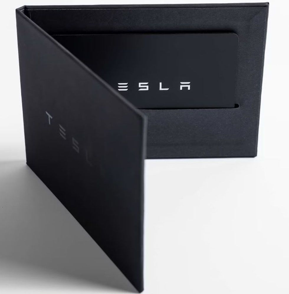 Original Tesla Model S , 3 , X , Y Key Card (2 Pack)