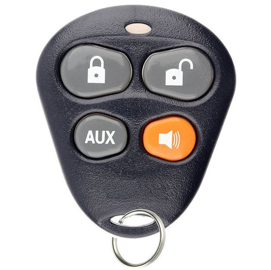 Remote for Viper Alarm System Python Automate Avital Hornet EZSDEI476V - Orange 4 buttons - Aftermarket
