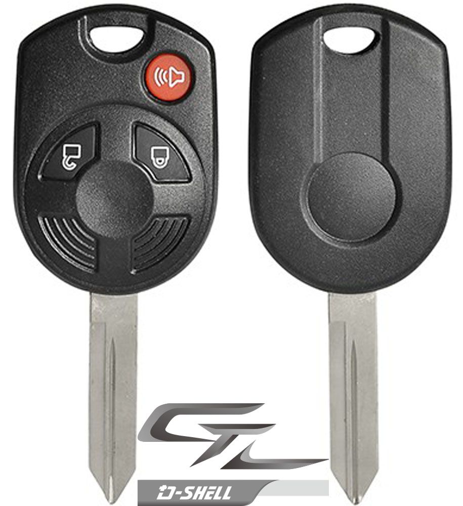 Replacement Remote Shell for Ford Remote PN: 164-R7016 3 Buttons - Aftermarket