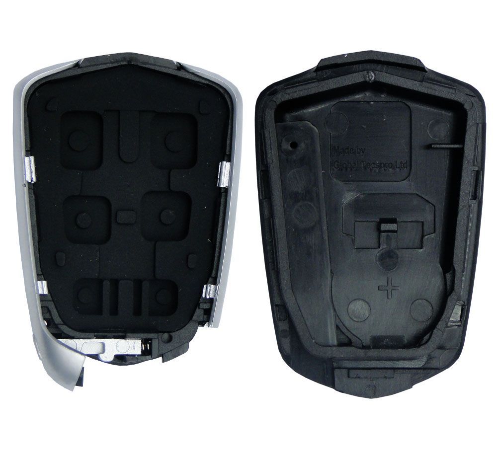 Replacement aftermarket CADILLAC Escalade 6 button Smart Remote Case + insert key