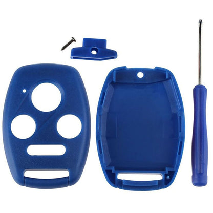 Replacement Honda Remote Shell Kit - 4 buttons - NO CUTTING - Aftermarket BLUE