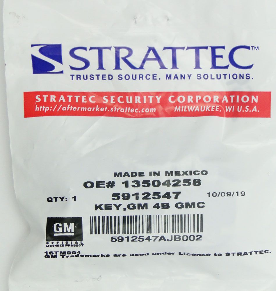Strattec 5912547 GMC Keyless Entry Flip Remote w/ Trunk
