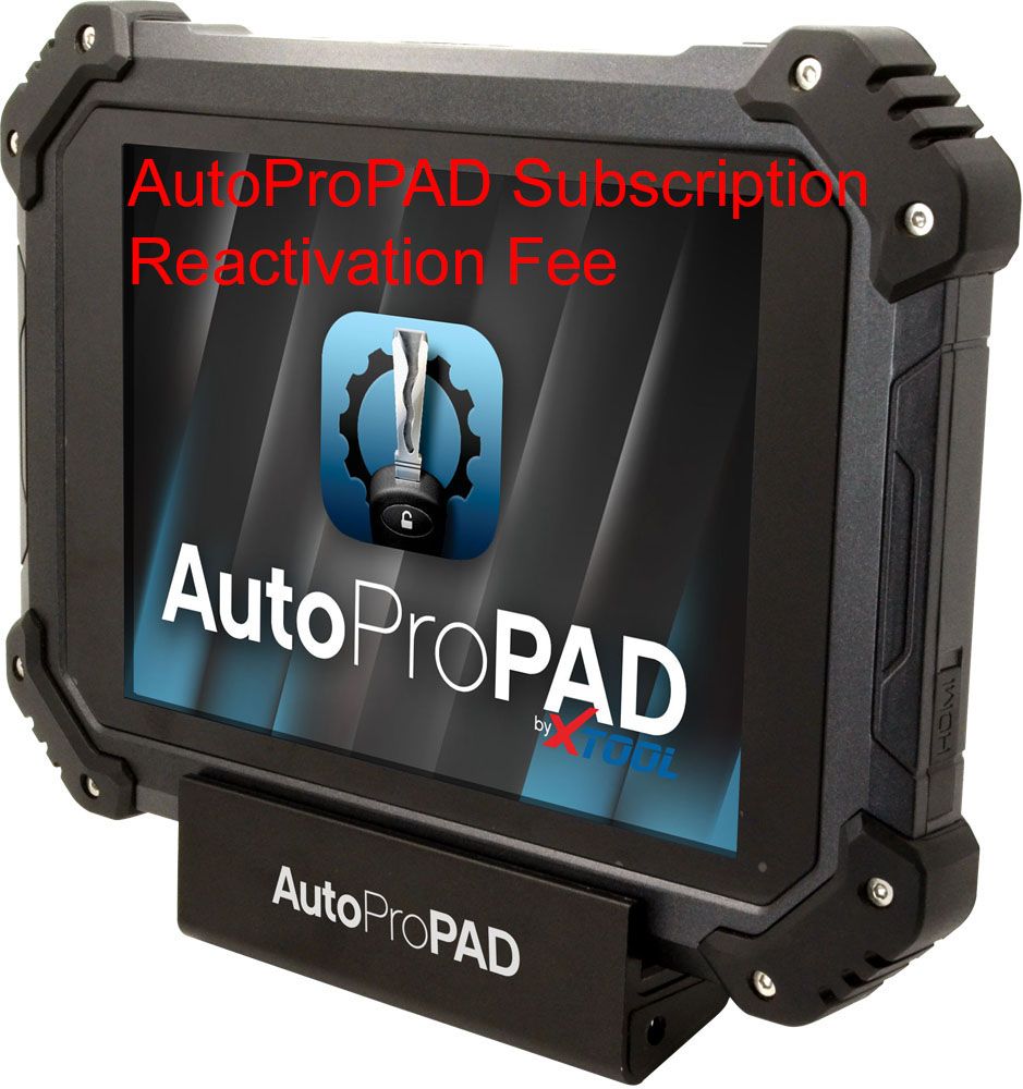 Subscription Reactivation Fee AutoProPAD & AutoProPAD Lite - CarandTruckRemotes