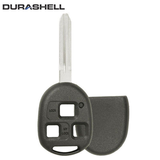 Toyota remote head rugged replacement DURASHELL case, shell with blank key - Aftermarket