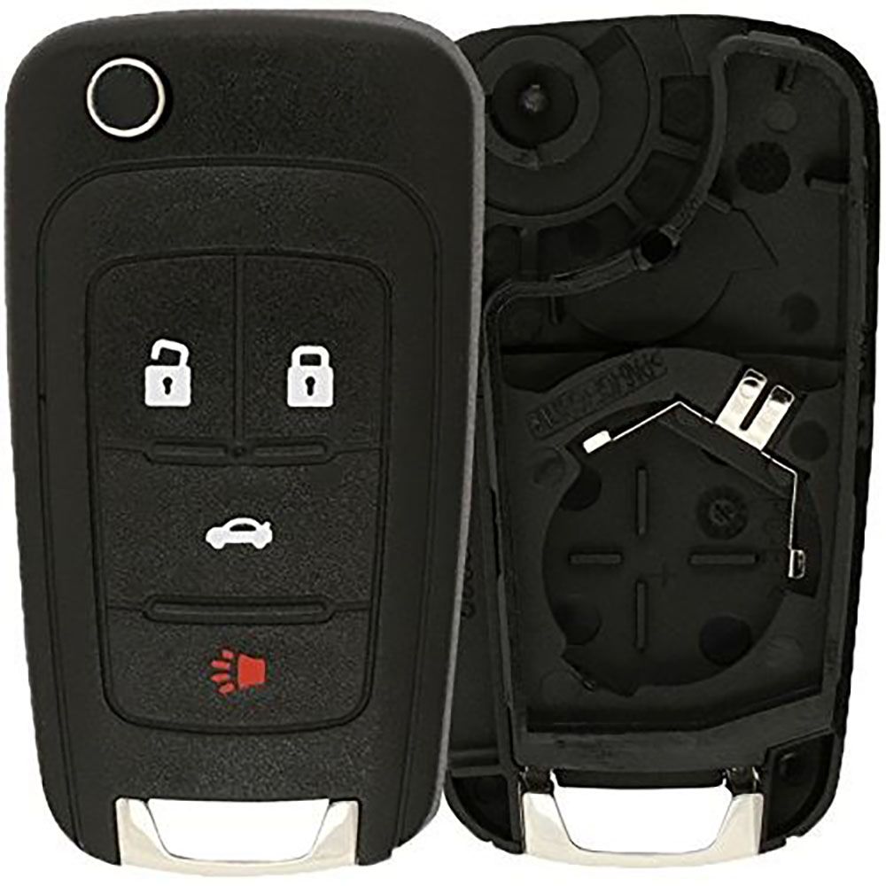 GM 4 Button Flip Remote Replacement Shell w/ Trunk by Car & Truck Remotes Questions & Answers