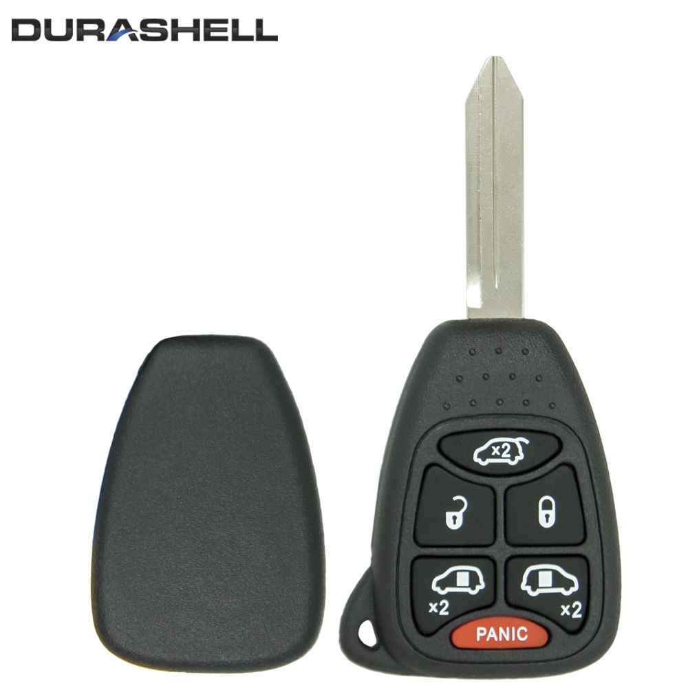 Replacement 6 button Chrysler Dodge Jeep DURASHELL case/shell with blank key by Car & Truck Remotes Questions & Answers