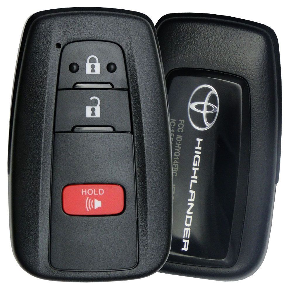 2022 Toyota Highlander Smart Remote Key Fob Questions & Answers