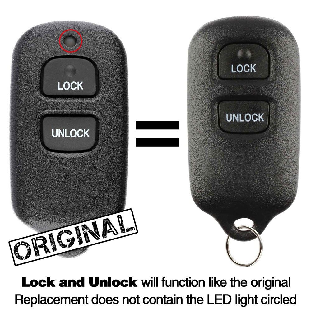 2003 Toyota RAV4 Remote Key Fob (dealer installed) by Car & Truck Remotes - CarandTruckRemotes