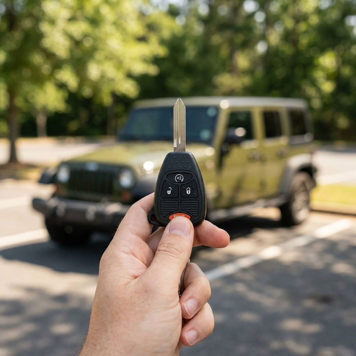 2007 Jeep Compass Remote Key Fob w/  Engine Start by Car & Truck Remotes