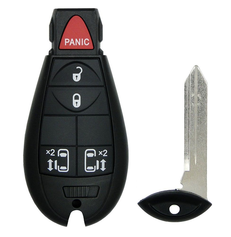 2010 Chrysler Town & Country Remote Key Fob w/ 2 Sliding Doors - Refurbished - CarandTruckRemotes