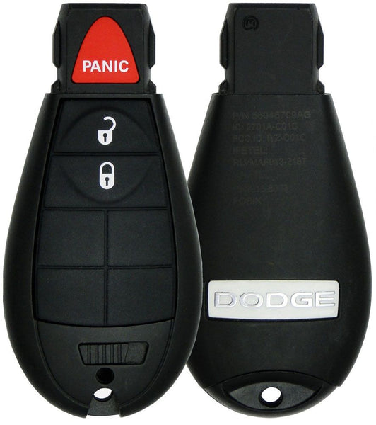 Replacement Keyless Remote Key Fob For 2010-2012 Dodge Ram 1500, 2500, 3500