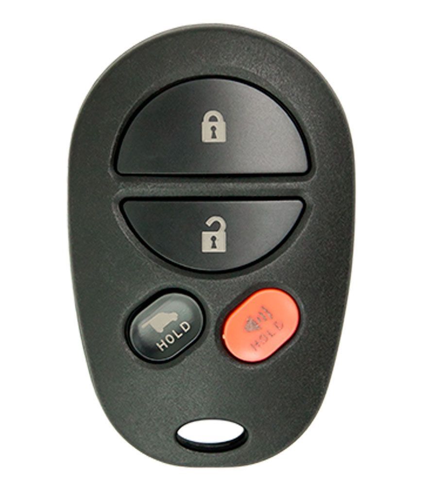 2012 Toyota Sequoia Remote Key Fob w/  Back Door - Aftermarket