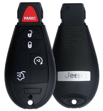 2013 Jeep Grand Cherokee Smart Remote Key Fob w/ Engine Start and Glass Hatch - CarandTruckRemotes