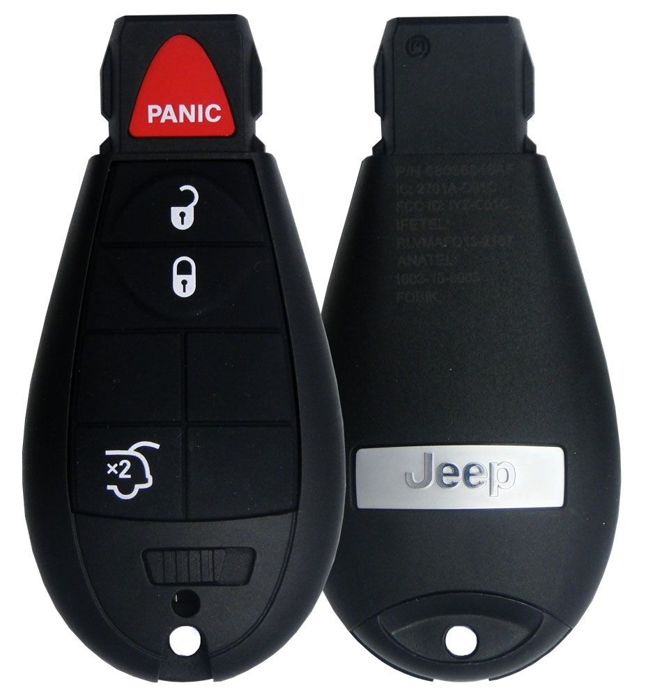 2009-2013 Jeep Grand Cherokee Remote Key Fob – IYZ-C01C, Remote Start, KEYZ4LESS – OEM Replacement