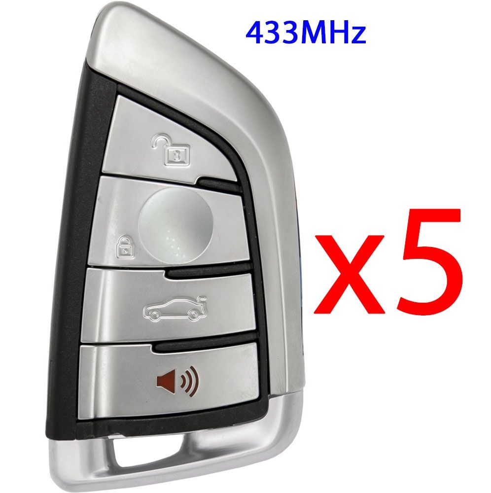 2015 BMW X6 Series Smart Remote Key Fob - Aftermarket - 5 PACK