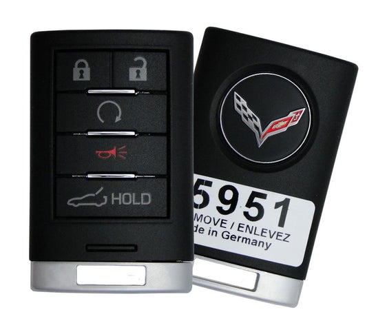 2016 Chevrolet Corvette Remote Key Fob w/ Trunk & Remote Start - CarandTruckRemotes