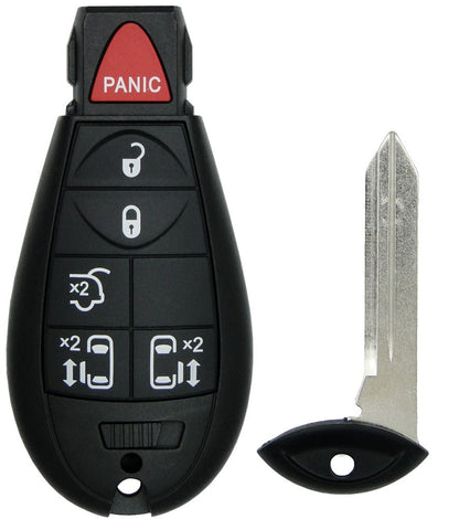 2016 Dodge Grand Caravan Remote Key Fob w/ Liftgate, 2 Sliding Doors - CarandTruckRemotes