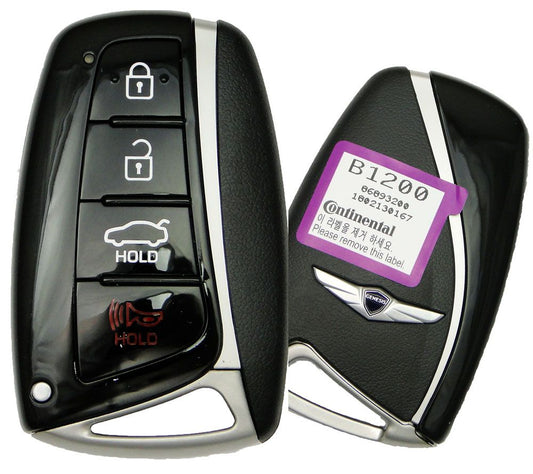 2016 Hyundai Genesis Sedan Smart Remote Key Fob - CarandTruckRemotes